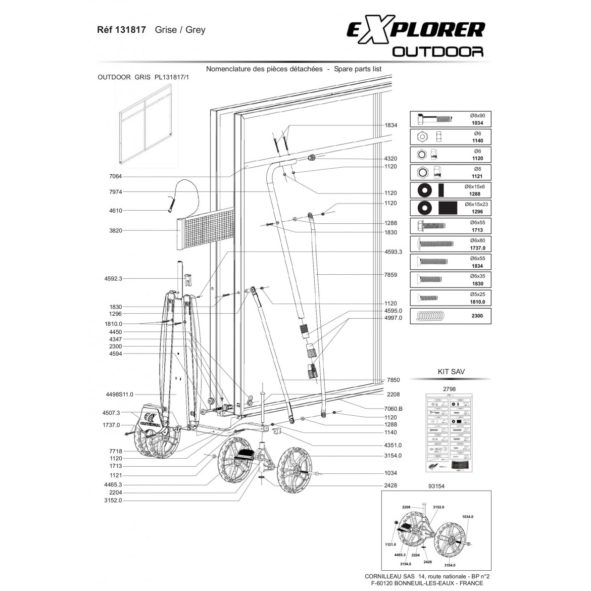 TABLE EXPLORER Grey