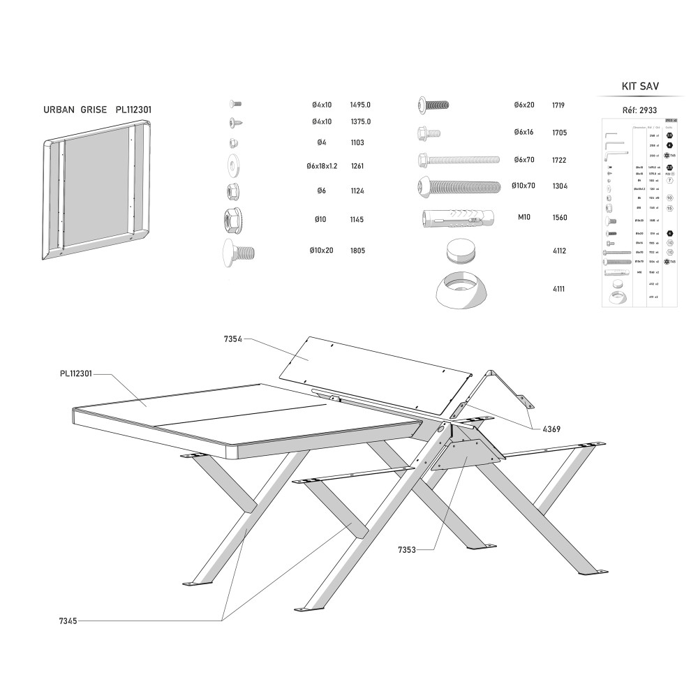 copy of Tische PARK OUTDOOR Grau