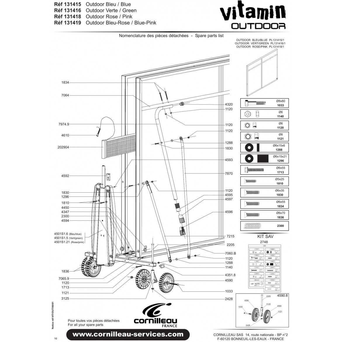 TABLE VITAMIN OUTDOOR ROSE