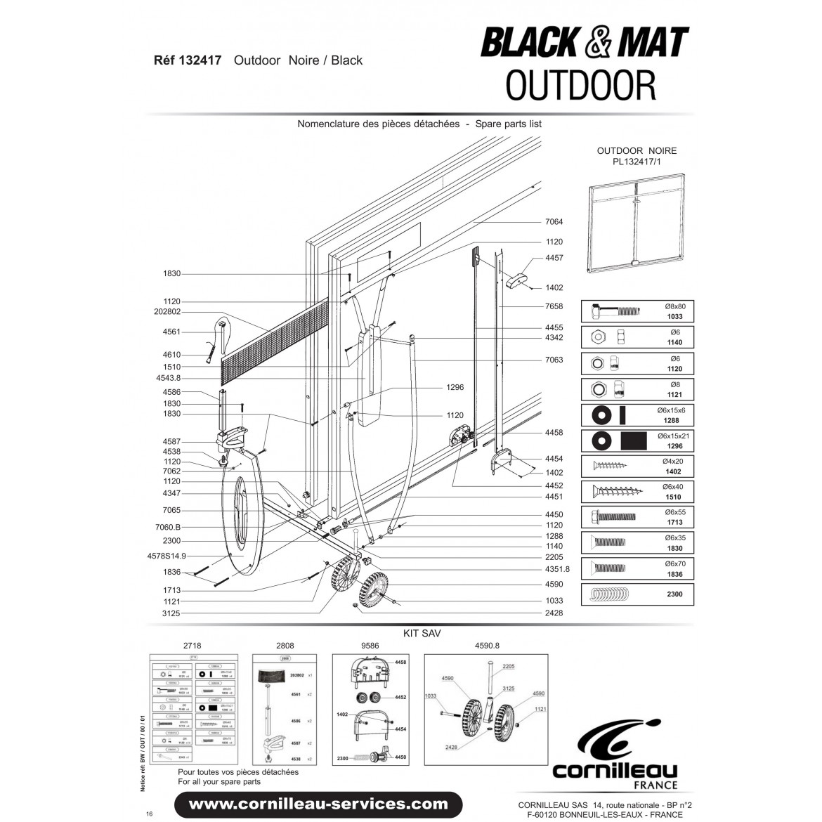 TABLE BLACK & MAT OUTDOOR black