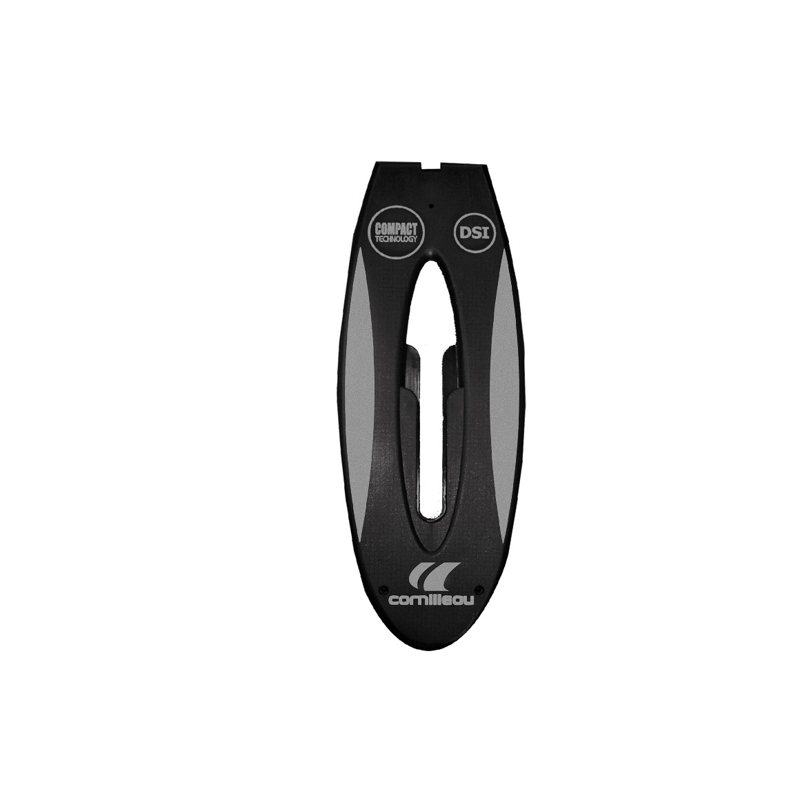 Black Serig oval side. gray