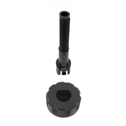 Foot screw 3/4 adjustable black