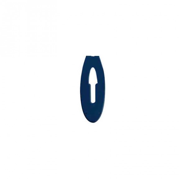 DEEP BLUE oval side Serig Grey
