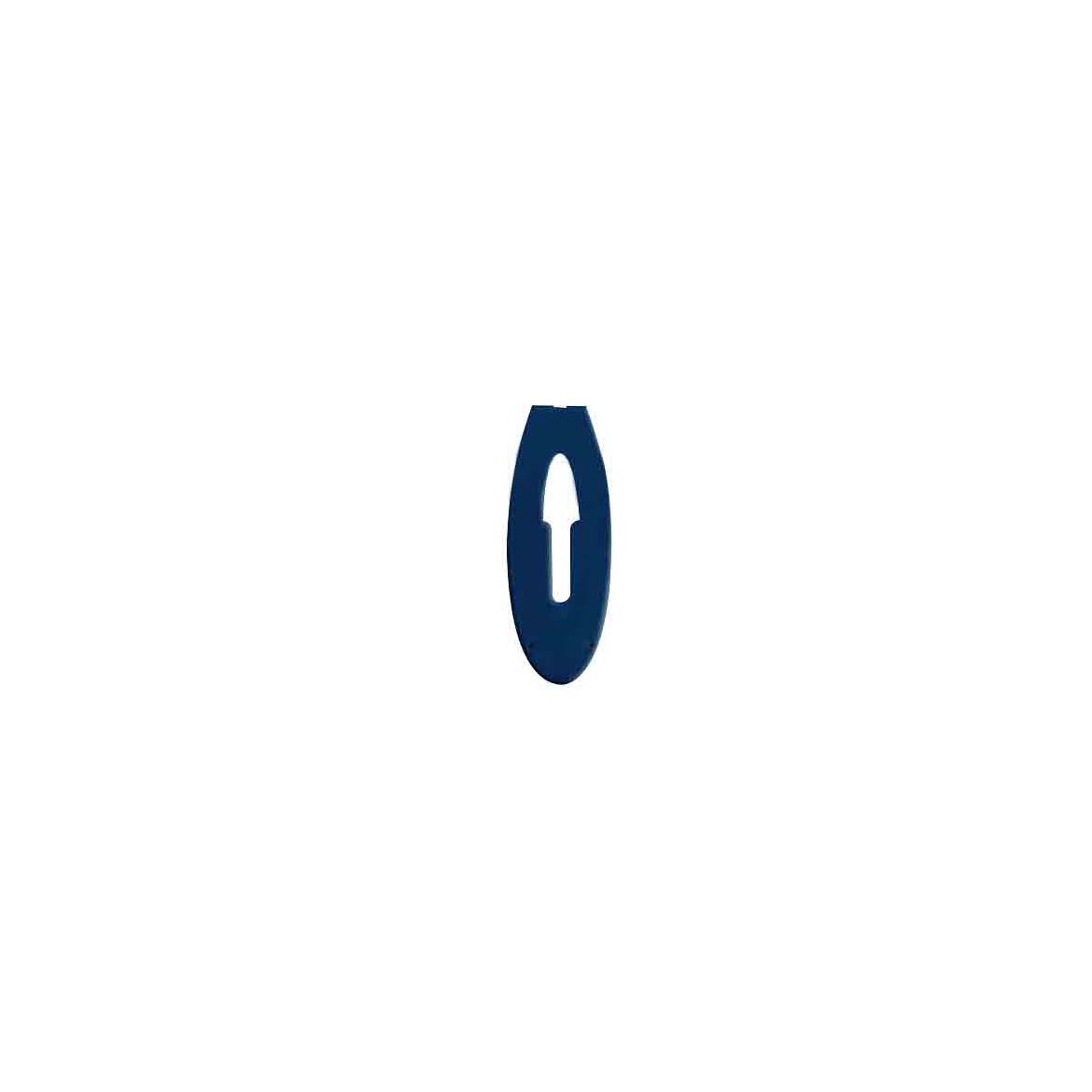 DEEP BLUE oval side Serig Grey