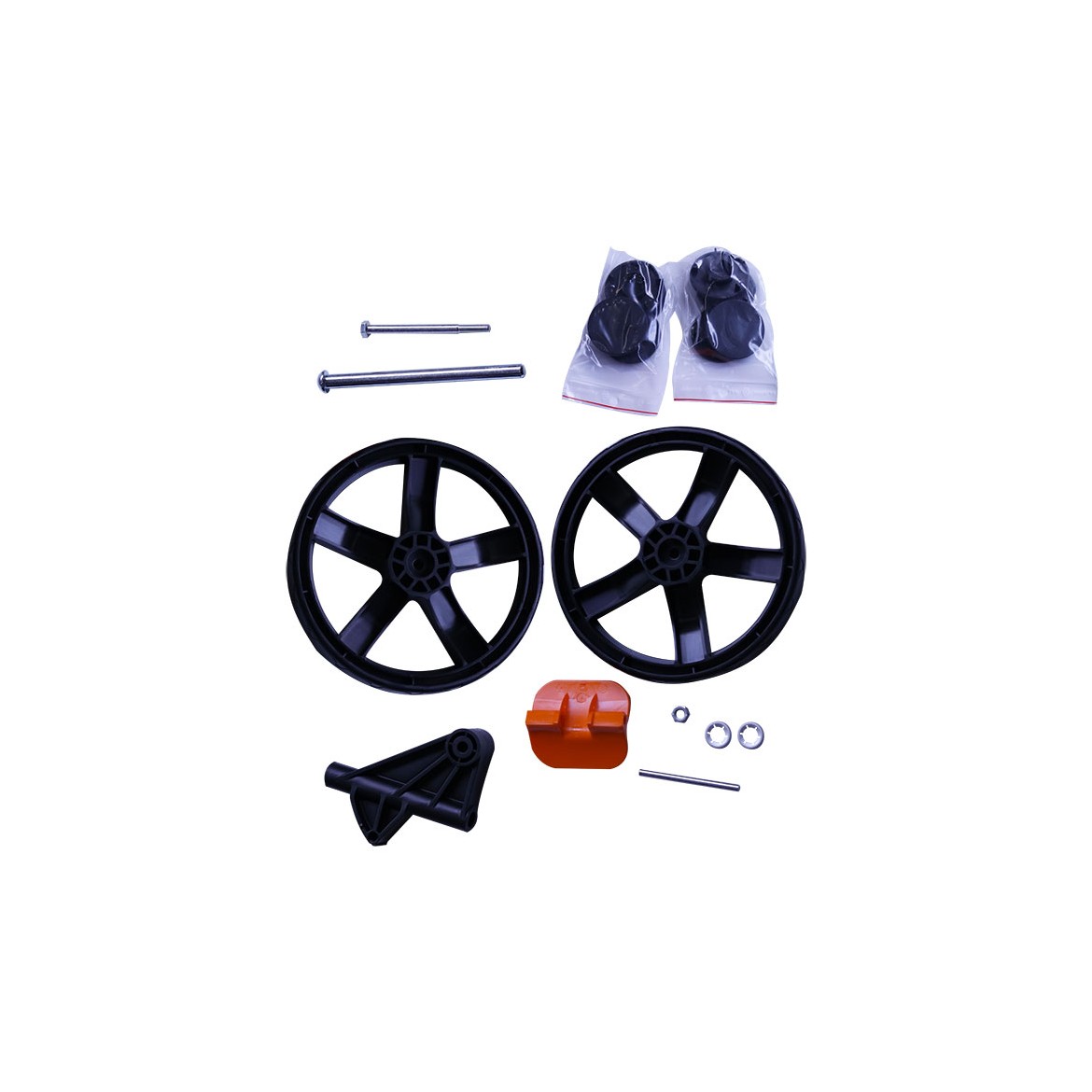 3150 Semi black Ø200x38 wheel
