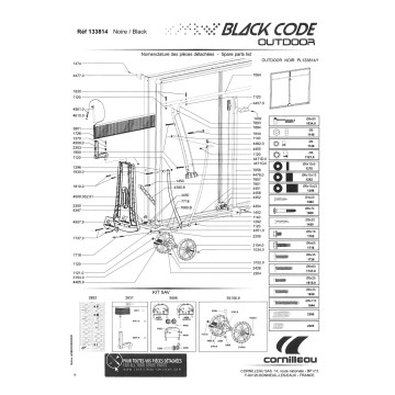 Table BLACK CODE outdoor