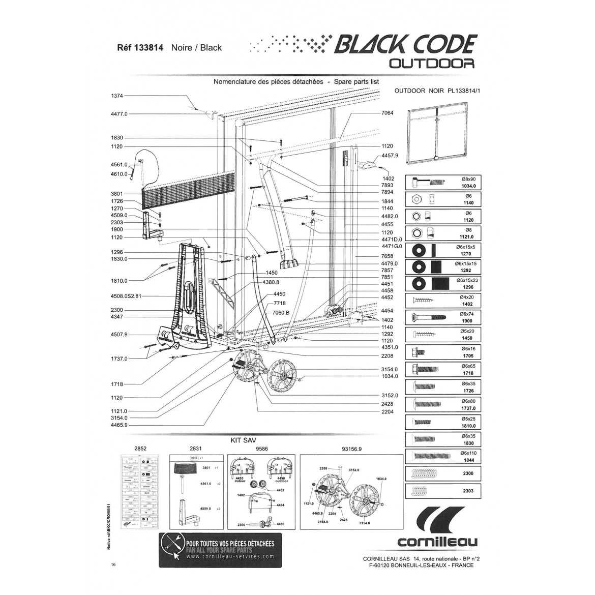 Table BLACK CODE outdoor